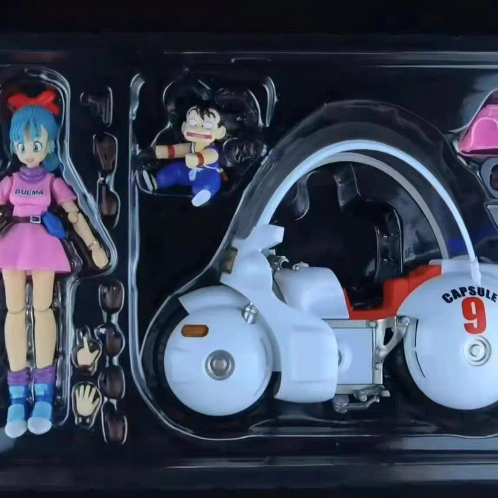 Dragon Ball: "Legendary Journey" Goku & Bulma Motorcycle Action Figure